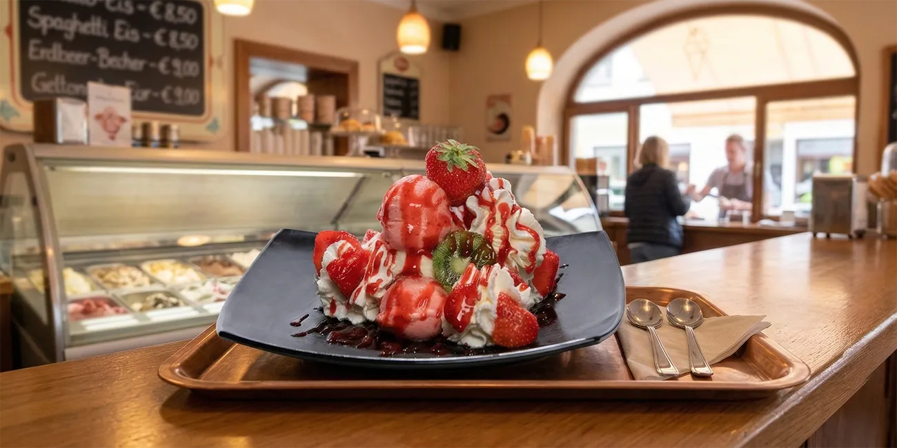 Erdbeereis von Leonardelli