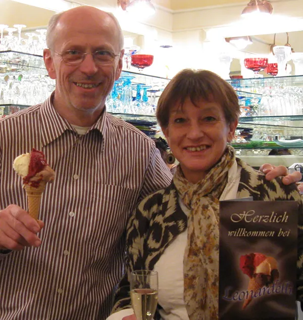 Eissalonbetreiber Franz und Brigitte Leonardelli