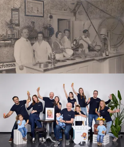 Familiengeschichte der Leonardelli Eis-Familie Familiengeschichte der Leonardelli Eis-Familie