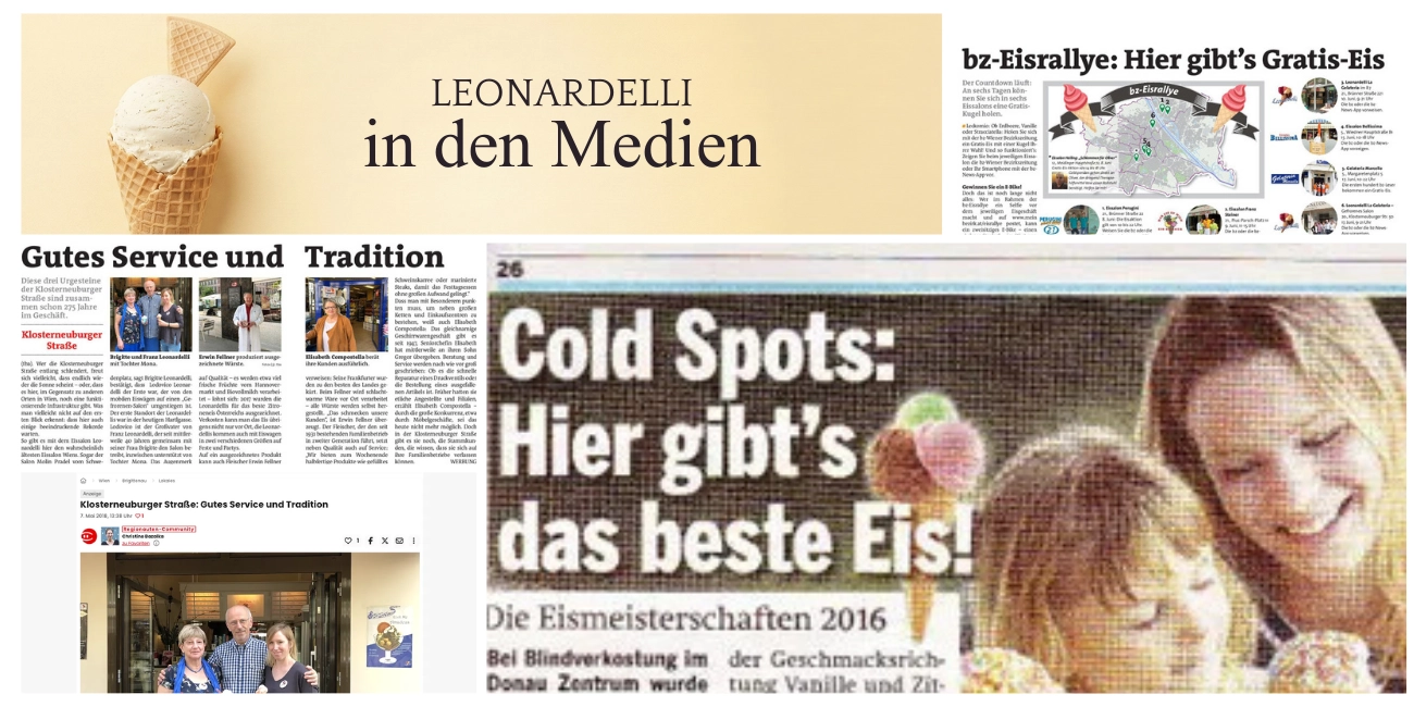 Kollage unserer Medienberichte