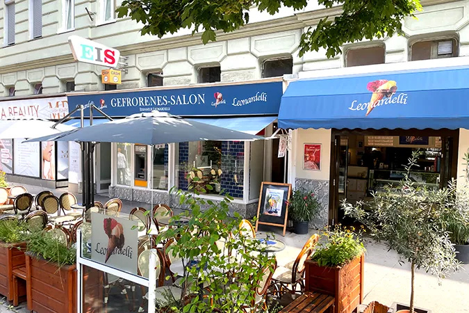 Leonardelli Eissalon in Wien 1200 (Brigittenau) Außenansicht Leonardelli Eissalon in Wien 1200 (Brigittenau) Außenansicht