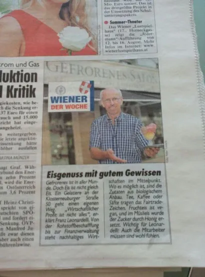 Artikel in der Kronezeitung am 10. August 2013
