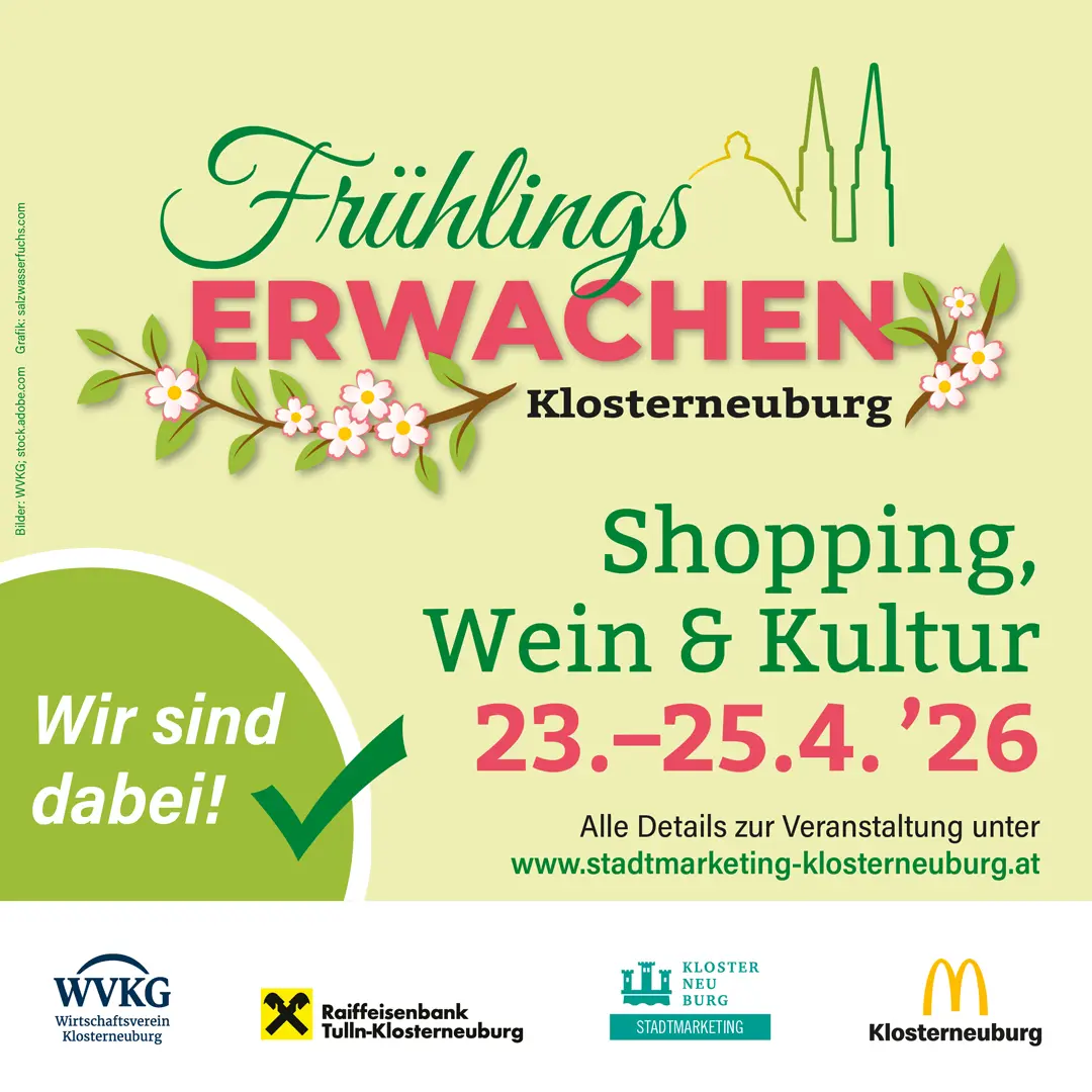 Bastelworkshop & Waffelaktion beim Klosterneuburger Frühlingserwachen